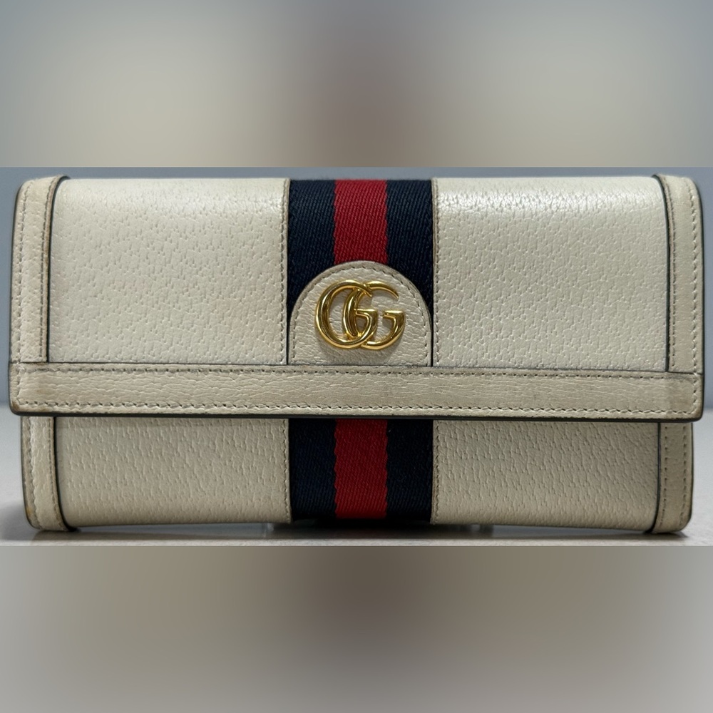 GUCCI Sherry Line Ophidia GG Marmont Wallet - Picture 3 of 17